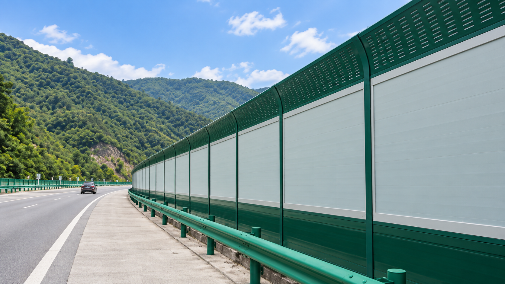 Metal Perforated Noise Barrier